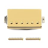 FLEOR Alnico5 ギターハムバッカーピックアップゴールデンブリッジピックアップLPスタイルギターパーツと互換性があります。