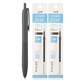 三菱鉛筆 ジェットストリーム シングル 0.5mm 【 オフブラック 】 （Lite touch ink搭載） 替え芯 2本セット