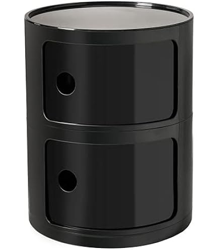 Amazon｜Kartell コンポニビリ3 ブラック φ32/H58.5cm SFNT-K4967-09