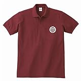 近藤勇 ポロシャツ | 新撰組 幕末 英傑 武士 家紋 男性 女性 メンズ レディース 半袖 誕生日 プレゼント ギフト ペア 戦国グッズ 戦国 tシャツ 戦国時代 歴史 おもしろ tシャツ ハッピーTシャツ オリジナル (M, バーガンディ)