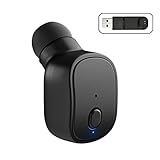 tongotdi イヤホン 片耳 ワイヤレス bluetooth 最小 ミニ 左右耳兼用小型 CVC6.0ノイズリダクション イヤホンマイク ブルートゥース 通話 マイク付き 12H長時間連続使用可 100mAh USBマグネット充電式 IPX4防水 超小型&超軽量 コンパクト 会議/運転/スポーツに適用 日本語説明書付き