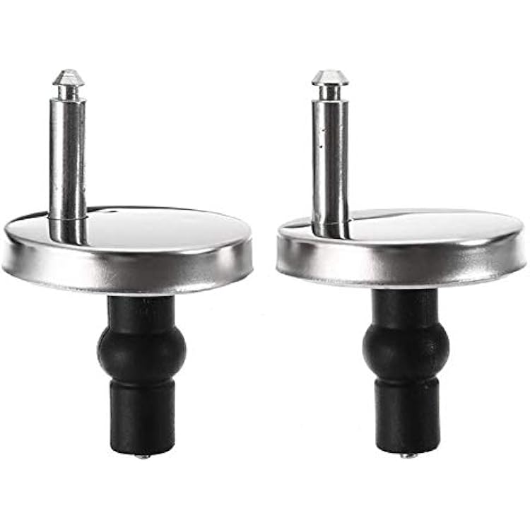 3 pair top fix toilet seat hinges hole fixings well nuts screw in