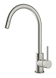 Symmons SPP-3510-STN Dia Single Lever Pull-down Kitchen Faucet, Satin Nickel [並行輸入品]