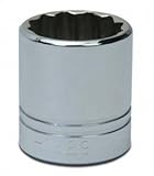 Williams STM-1225 1/2 Drive Shallow Socket, 12 Point, 25mm [並行輸入品]
