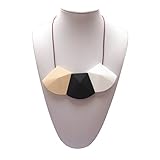 Lil' Jumbl Baby Teething Necklace | Organic Food Grade Silicone | BPA-Free (Multi Color C) [並行輸入品]