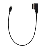 【ノーブランド品】AMI　MDI MMIアダプタ　iPod　iPhone 5 5S 6 6S VW　アウディ　09年-13年に適用　充電　ケーブル