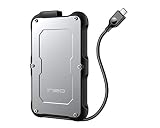 ineo 2.5インチ USB 3.1 Gen2 Type C 頑丈な防水&耐衝撃外付けハードドライブエンクロージャ 9.5mm & 7mm SATA HDD SSD [C2580c]