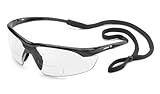 Gateway Safety 28MC30 Conqueror MAG Safety Glasses, 3.0 Diopter Magnification, Clear Lens, Black Fra