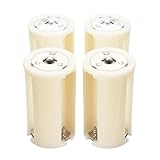 電池変換アダプター 電池スペーサー 4個セット 単3形電池を単1形電池に変換 単3→単1に変換 電池変換アダプター 転換装置 電池変換 アダプター 転換装置 高耐久 単3電池を3本入れて単1電池に変換 4個セット