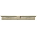 Buildersエッジ060020973023 73 5 / 8 " x 9 "クラシックDentilウィンドウヘッダー023、ウィッカー