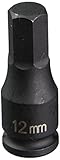 Grey Pneumatic 1912M 0.38 in. Drive X 12 mm Hex Driver