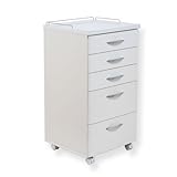 【医療用ワゴン】メディカルワゴン　幅45cm奥行き45cm　ホワイト[歯科・デンタル] CI-450W【JAJAN】［キッチンワゴン・プロワゴン］