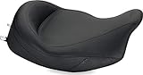 Mustang 76067 スーパーツーリングソロ オートバイシート ハーレーダビッドソン FLツーリング用 2008-19 ブラック