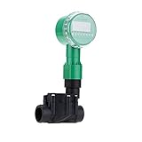 Anself ソレノイドバルブ 庭の水タイマ 電磁弁タイマー バッテリ駆動 インテリジェント散水装置 実用的な灌漑タイマー 3/4インチバルブ付き