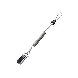 (2個まとめ売り) エレコム スマートフォン用クリップストラップ(ステンレスワイヤー) P-STCS50BK