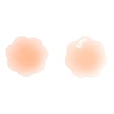 LittleTiger 1 pair Reusable Petal Adhesive Silicone Nipple Cover Breast Pad , Comes in LittleTiger r