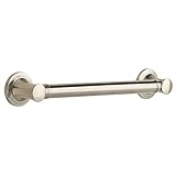 DELTA DCL5916-BN Carlisle 16" X 1 4" Decorative Grab Bar, Brushed Nickel [並行輸入品]