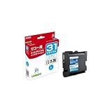ジット リコー(RICOH) GC31CH 対応 シアン 大容量 リサイクルインク 日本製 JIT-NR31CH