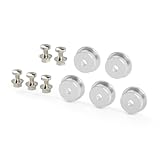 オス金具 ワンタッチ工具ホルダー用 スリムホルダー対応 アルミ製 回転式(スイング) 取付金具 ねじ、ナット付属 (5セット)