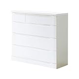 大川家具 SUN ローチェスト ベスト(幅100cm) ホワイト色