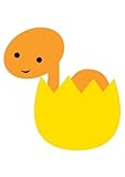 Wallmonkeys Cute Little Baby Dinosaur - 34 Peel and Stick Wall Decals WM50632 (60 in H x 42 in W) [並