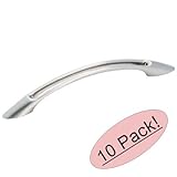 Amerock BP9363-G10 Satin Nickel Essential'z Open Arch Contemporary Cabinet Hardware Handle Pull - 5"