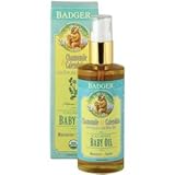 [海外直送品] バジャー(Badger) マッサージ アンド ベビーオイル デリケート 118ml