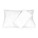 2 White Snuggle Toddler Pillowcases Super Soft Ultra Plush Snuggly Blanket-Like Material Fits 13x18 