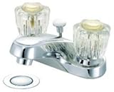 Binford 1010-LF W/SILVER INDEX Two Handle Lavatory Faucet [並行輸入品]