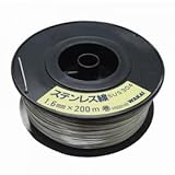 若井産業 【ケース販売特価 4個セット】 ステンレス線 (ボビン巻) 1.6mm×200m HS0016B_set