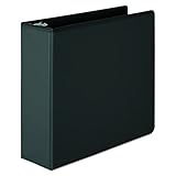 Wilson Jones 3 Inch 3 Ring Binder Basic D-Ring View Binder Black (W386-49BA) [並行輸入品]