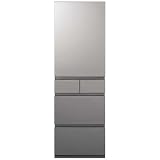 パナソニック 冷蔵庫 幅60cm 450L 左開き NR-E45RY2L-S シルバー AIエコナビ コンパクトBIG