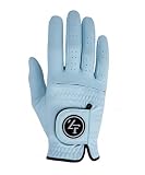 インスパイラルカラーグローブ/ZEROFIT ゼロフィット ゴルフ グローブ ZF メンズ レディース ネコポス便可 強力 グリップ 雨 フィット 全天候型 (ライトブルー, 23cm, 右用)