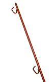 ロープスティック 10本入り 2段フック 1500ｍｍ オレンジ ロープ杭