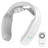 FIT KING ネックリラックス EMS低周波 ヒーター リモコン操作 肩こり改善 コードレス USB充電式 日本語音声ガイド 軽量 敬老