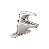 American Standard 2000.101.002 Ceramix Monoblock Lavatory Faucet with Metal Pop Up Drain, Polished C