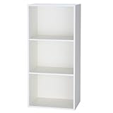 カラーボックス 3段 DCM-FCB9045 WH ホワイト 41.5X29X88.4㎝