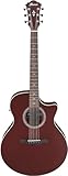 Ibanez/アイバニーズ ソリッド・シトカ・スプルースTOPにオコウメ材サイド&バックのエレアコ AE100-BUF