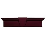 Buildersエッジ060010937078 37 5 / 8 " x 9 "フラットパネルウィンドウヘッダー078、Wineberry