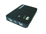 Double USB Power Bank 2A ブラック