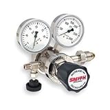 Silverline Series High Purity Gas Regulator 0 to 15 psi, 2", Inert Argon, Helium, Nitrogen [並行輸入品]