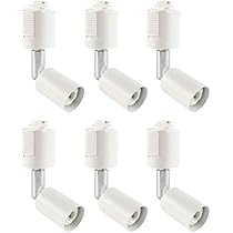 Amazon.co.jp : 共同照明 6個セット ダクトレール用 LED照明器具