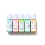 紗や工房 レジン 着色剤 5色 セット いろどりのもと レジン着色剤 レジン液 着色料 着色剤セット レジン着色剤セット 着色 くすみカラー 不透明 ミルキー パステル 高発色 UVレジン LEDレジン カラー カラーチャート用リング付 ハンドメイド ハンドメイド アクセサリーパーツ