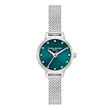 正規代理店 [OLIVIA BURTON] オリビアバートン 時計 レディース OB16MN13 クラシックス ミニ ダイヤル ティール サンレイ シルバー ブークレ メッシュ