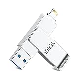 Apple mfi認証済み iDiskk iPhone usbメモリー 256GB 外付けハードドライブ ハードディスク Lightning ランキング iOS外部ストレージ プラグ&プレイ ワンクリック自動バックアップ すべてのアイフォン iPad シリーズと高互換性 携帯スマホ容量不足解消 パスワード保護 Windows PC/ノートパソコン/iOS iPhone iPadなどデバイス対応