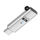 cablecc USB-C バーチャルディスプレイアダプター USB5.0 USB4.0 Type-C DDC EDID ダミープラグ ヘッドレスゴーストディスプレイエミュレータ 4K@60Hz Thunderbolt3/4/5対応 シルバー