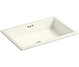 KOHLER K-2297-96 Kathryn Undercounter Bathroom Sink, Biscuit [並行輸入品]