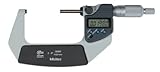 Mitutoyo 293-332, 2" - 3" X .00005"/0.001mm IP65 Digimatic Outside Micrometer, With Output, Ratchet,
