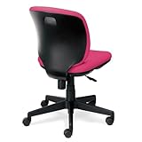 プラス オフィスチェア Presea ローバック ブラックシェル 肘なし ピンク KC-K66SL 697871