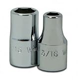 Williams MD-606 1/4 Drive Deep Socket, 6 Point, 3/16-Inch [並行輸入品]
